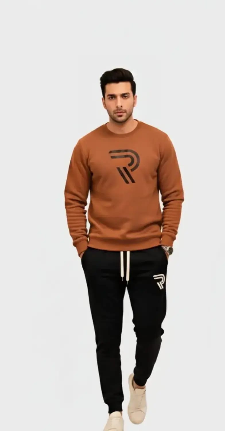 Men's Fleece Track Suit - 2 Pcs