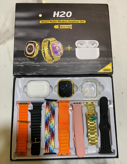Multicolor Smart Watch with Silicone & Metal Design