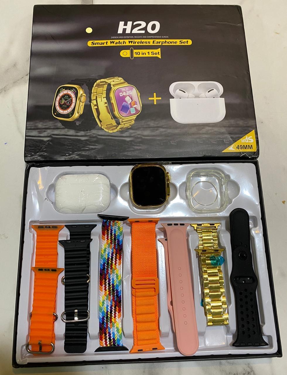 Multicolor Smart Watch with Silicone & Metal Design