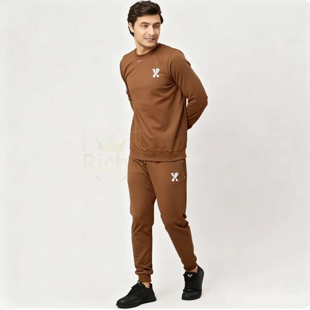 Men's Fleece Track Suit - 2 Pcs